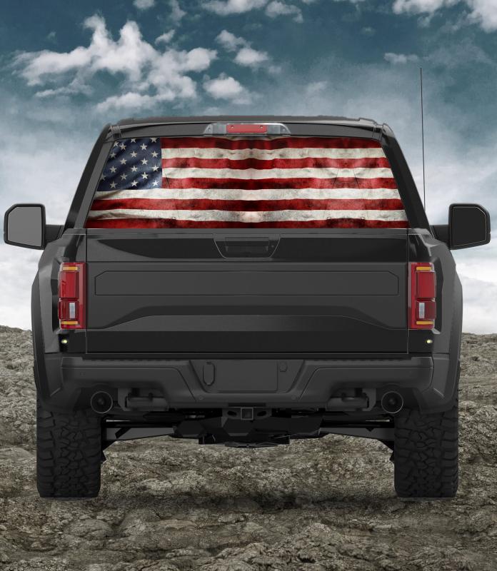 Ol' Glory American Flag Decal Full Color