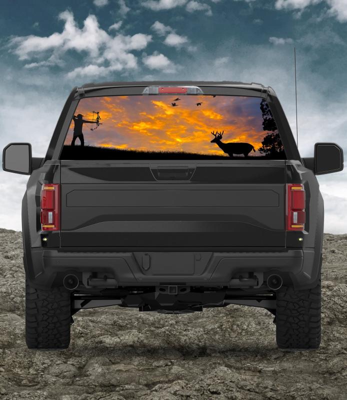 American Bow Hunter - Perforated Decal