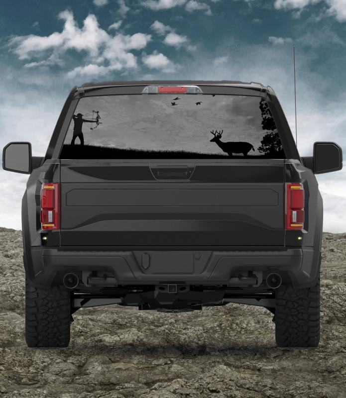 American Bow Hunter - Perforated Decal