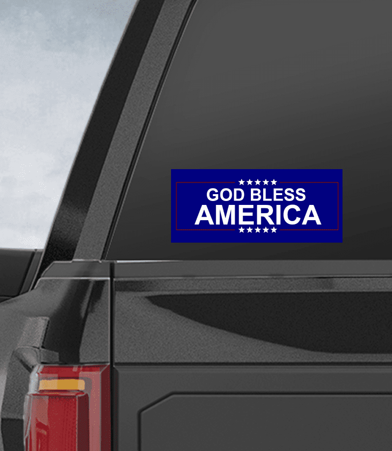 God Bless America Sticker