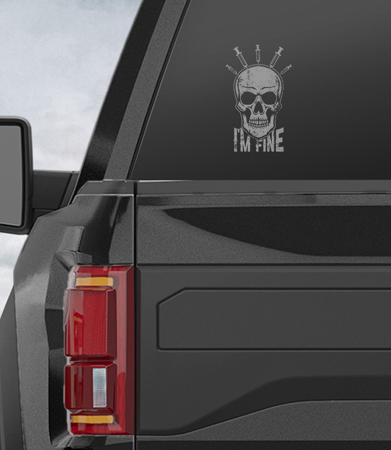 I'm Fine Decal